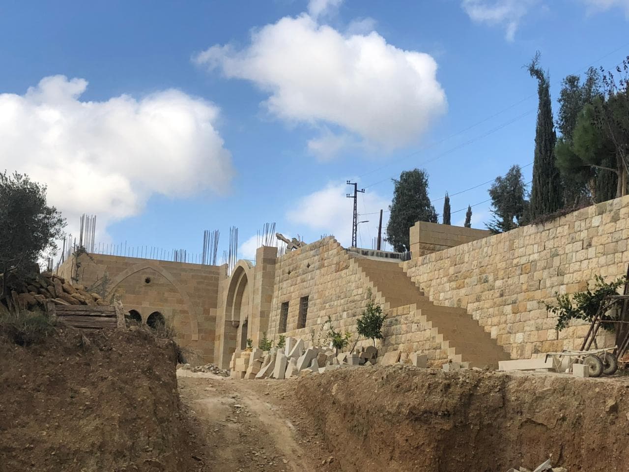 Bater Villa heritage stonework